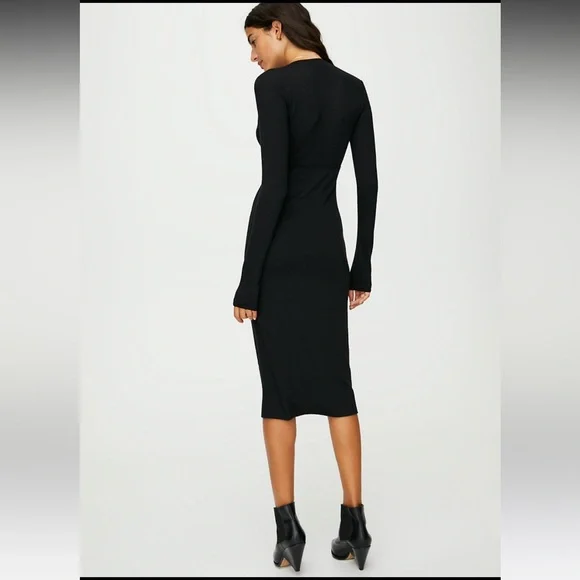 Wilfred Free | Abby Plunge Neck Knit Dress - Picture 6 of 11